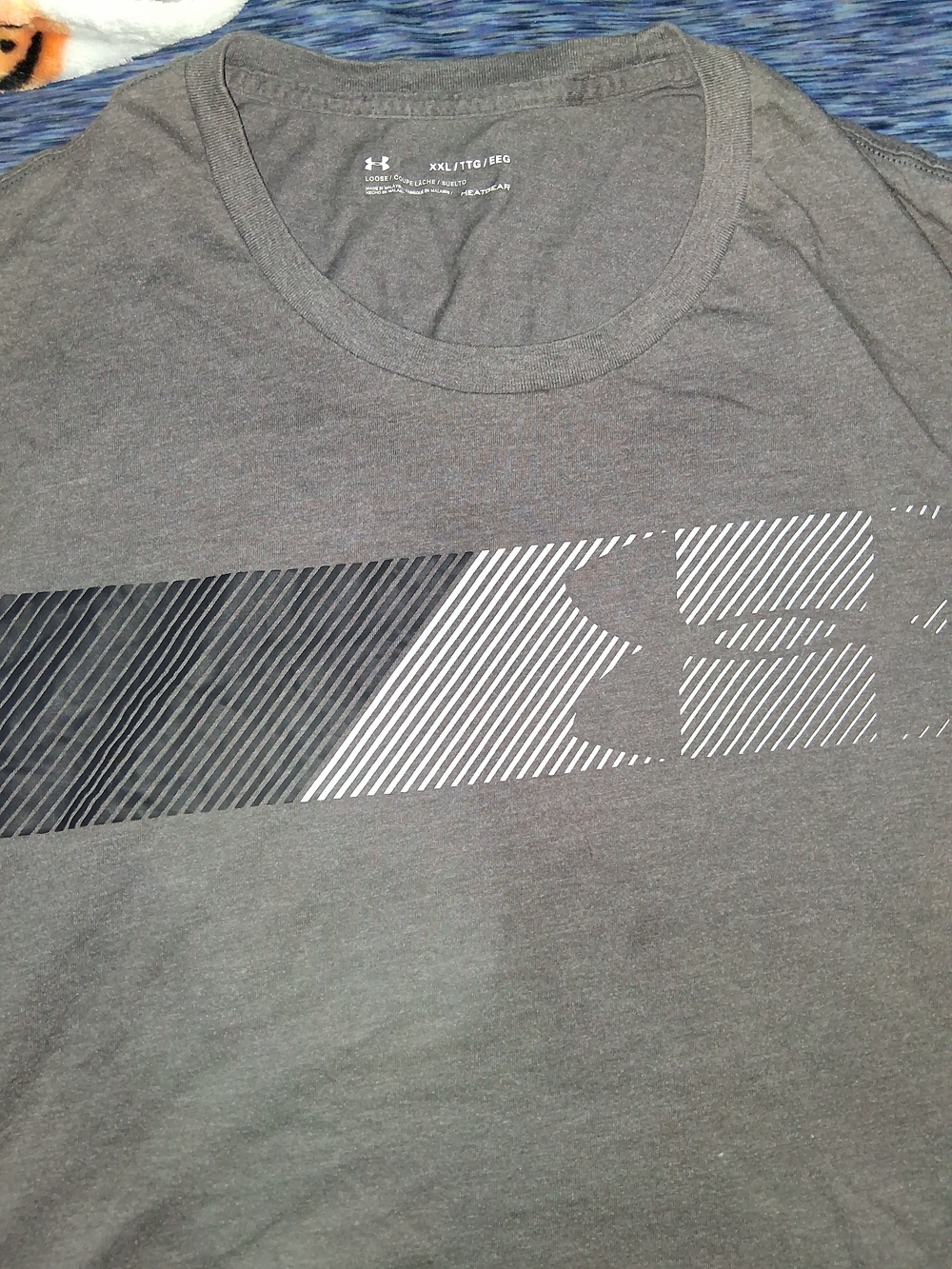 Under Armour Men's Charcoal Graphic Short Sleeve Tee